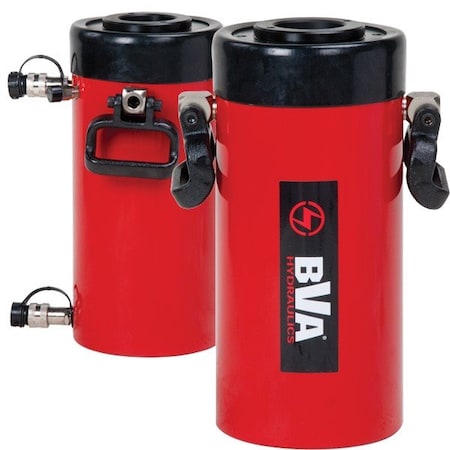 Bva Hydraulics Cylinder, 100 Ton, Double Acting, 10 In Stroke, HDC10010 HDC10010